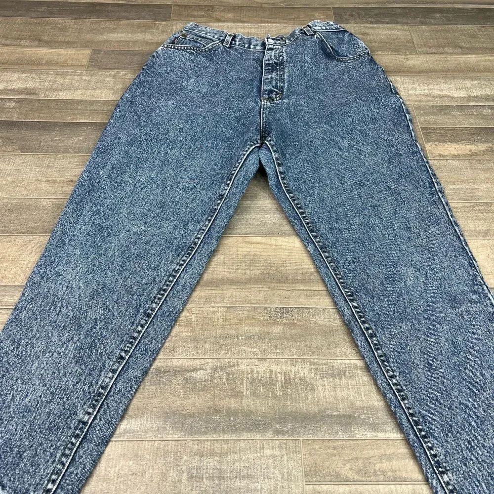 Vintage Lee denim Riders  Riders Acid Wash jeans size 16 petite women’s jeans.